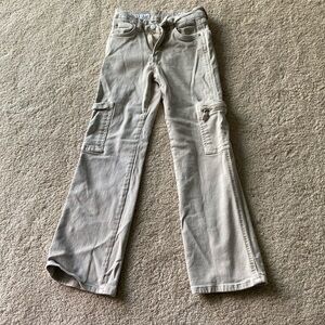 Girls Zara khaki cargo pants